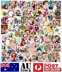100pcs Seven Deadly Sins Sticker Pack