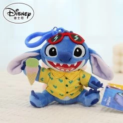 11cm Stitch Summer Ice Cream Plush Pendant