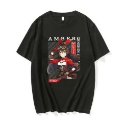 Amber Genshin Impact Design T-shirt