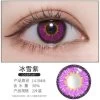 Anime Cosplay Coloured Contact Lenses - Tricolour Ice Purple