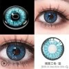 Anime Cosplay Coloured Contact Lenses - Vega Blue