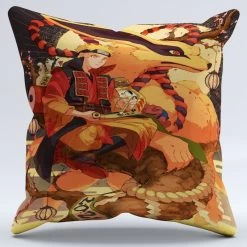 Anime Pop Culture Square Cushion Pillow 45*45cm Naruto