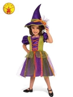Barbie Pumpkin Witch Kids Halloween Costume