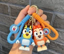Bluey Characters Keyring Bag Charm Keychain