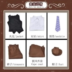 Bungou Stray Dogs Ranpo Edogawa Cosplay Costume