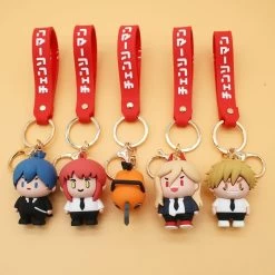 Chainsaw Man Characters 3D Keyring Keychain