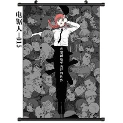 Chainsaw Man Makima 60*90cm Anime Scroll Poster