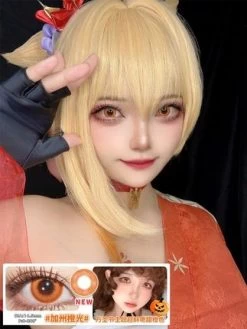 Cosplay Coloured Contact Lenses - Orange Cupid California