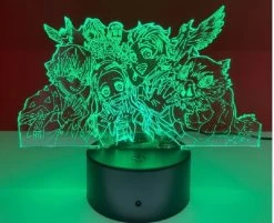 Demon Slayer Acrylic 3D LED Night Light Lamp