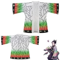 Demon Slayer: Kimetsu No Yaiba Anime Character Cosplay Cape KIDS SIZE - Shinobu Kocho