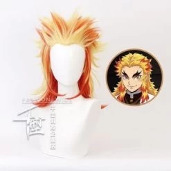 Demon Slayer - Kyojuro Rengoku Cosplay Wig