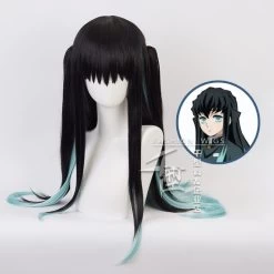 Demon Slayer Muichiro Tokito Cosplay Wig