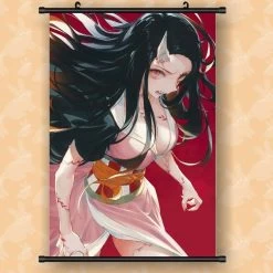 Demon Slayer Nezuko Transformation 60*90cm Anime Scroll Poster