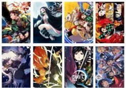 Demon Slayer Poster Anime Poster Pack 8pcs