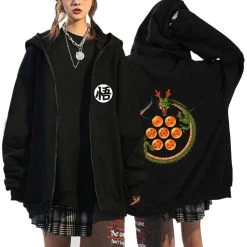 Dragon Ball Black Hoodie Adult Size
