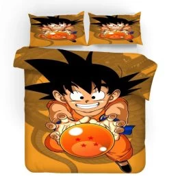 Dragon Ball Son Goku Doona Bedding Set