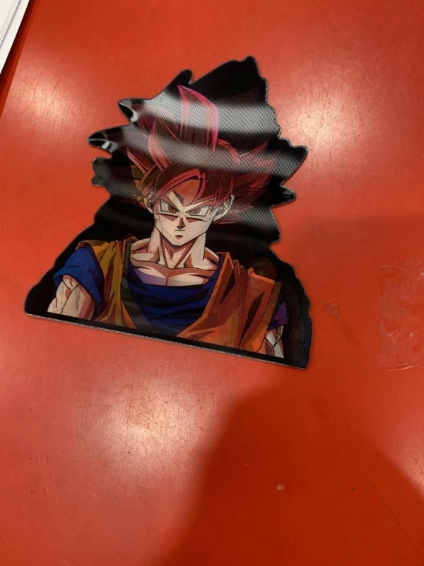 Dragon Ball Super Broly 3D Car Stickers 1 Dragon Ball Super Broly 3D Car Stickers