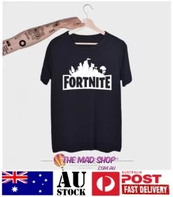 Fortnite Logo Black Tshirt