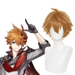 Genshin Impact Childe Tartaglia Ajax Cosplay Wig