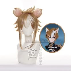 Genshin Impact Gorou Cosplay Wig