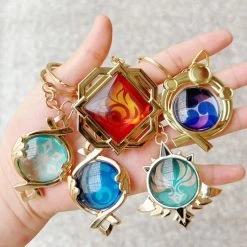 Genshin Impact Inazuma Vision Cosplay Keyring Kaychain