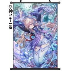 Genshin Impact Kokomi 60*90cm Game Scroll Poster