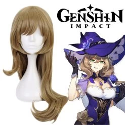 Genshin Impact Lisa Cosplay Wig