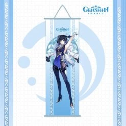 Genshin Impact Online Game 70*25 Character Scroll - Yelan