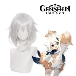 Genshin Impact Paimon Cosplay Wig