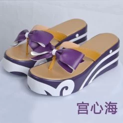 Genshin Impact Sangonomiya Kokomi Cosplay Shoes