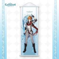 Genshin Impact Tartaglia Hangging Wall Scroll Poster