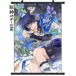 Genshin Impact Wanderer Hanging Wall Scroll Poster 60x90cm