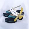 Genshin Impact Yae Miku Green Turquoise Cosplay Shoes