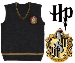 Harry Potter Cosplay Hufflepuff Knitted Vest