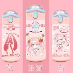 Hatsune Miku Pink Water Drink Bottle
