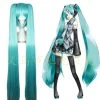 Hatsune Miku Vocaloid Long Hair Twintails Wig - Green