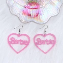 Heart Shape Barbie Earrings