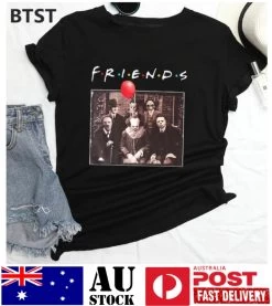 Horror FRIENDS T-Shirt Halloween Collaboration - Black