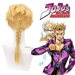 Jojos Bizarre Adventure Giorno Giovanna Cosplay Wig -Anime Haven Shop image 12002029 12002012 800