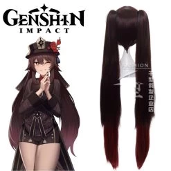 Genshin Impact HuTao Cosplay Wig -Anime Haven Shop image 12002131 12002056 800