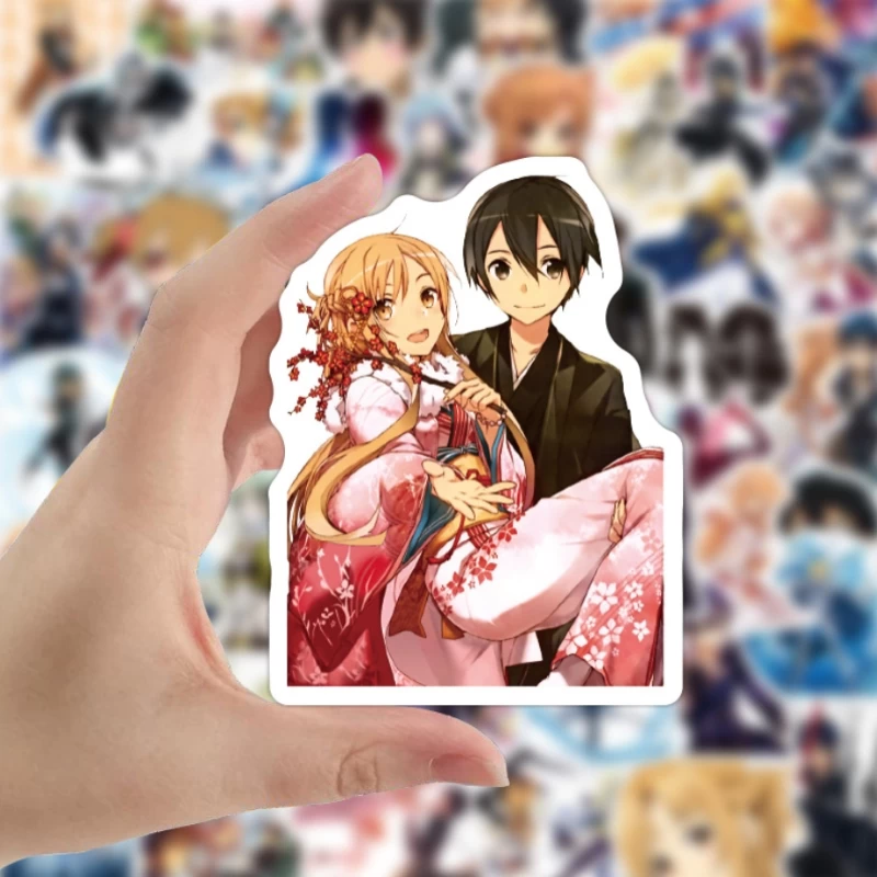 50pcs Sword Art Online Sticker Pack 2 50pcs Sword Art Online Sticker Pack - Image 2