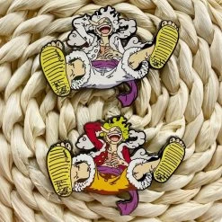 One Piece Luffy Gear 5 Enamel Pin -Anime Haven Shop image 12006390 800