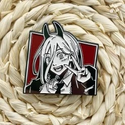 Chainsaw Man Power Enamel Pin -Anime Haven Shop image 12006403 800