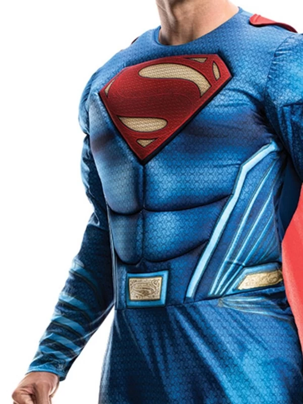 Justice League Superman Adult Halloween Costume 2 Justice League Superman Adult Halloween Costume - Image 2