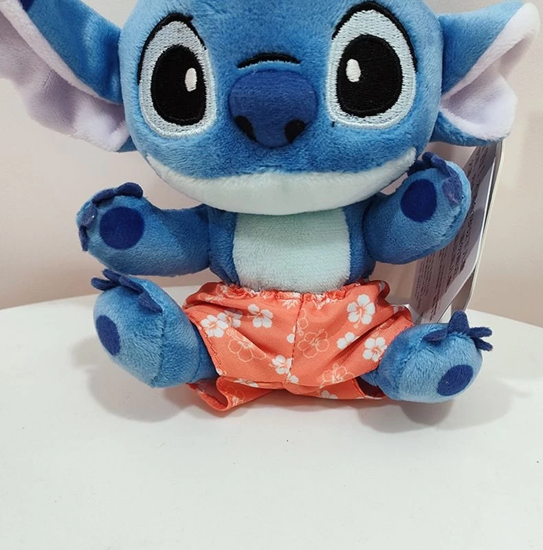 10cm Stitch Aloha Pendant Plush Bag Hanger 3 10cm Stitch Aloha Pendant Plush Bag Hanger - Image 3