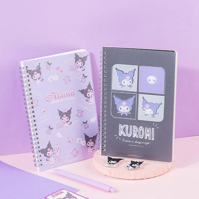 Sanrio Kuromi A5 Spring Coil Notebook 4 Sanrio Kuromi A5 Spring Coil Notebook - Image 4