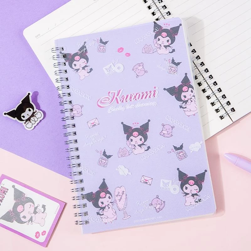 Sanrio Kuromi A5 Spring Coil Notebook 9 Sanrio Kuromi A5 Spring Coil Notebook - Image 9