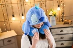 Stitch U Shaped Hooded Travel Neck Pillow -Anime Haven Shop image 12013143 12009810 800