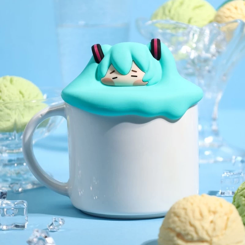 Bemoe Hatsune Miku Cute Body Series Silicone Cup Lid 2 Bemoe Hatsune Miku Cute Body Series Silicone Cup Lid - Image 2