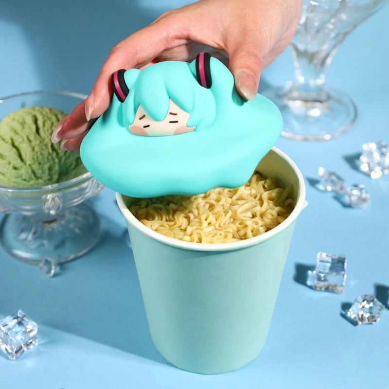 Bemoe Hatsune Miku Cute Body Series Silicone Cup Lid 3 Bemoe Hatsune Miku Cute Body Series Silicone Cup Lid - Image 3